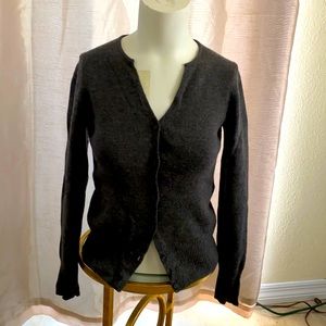Wool grey cardigan